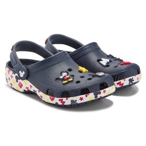CROCS Kids Navy Water Shoes with Disney Accents